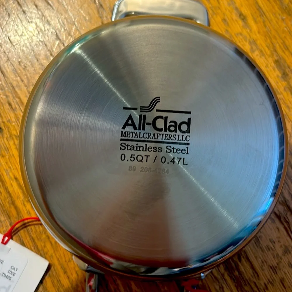NWT All-Clad Stainless Steel Mini Dutch Oven Pot with Lid